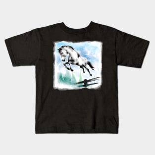 Jumping Horse Kids T-Shirt